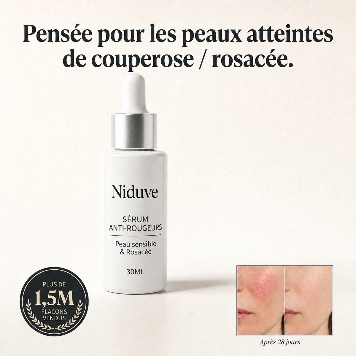 Niduve Sérum Anti-Rougeurs