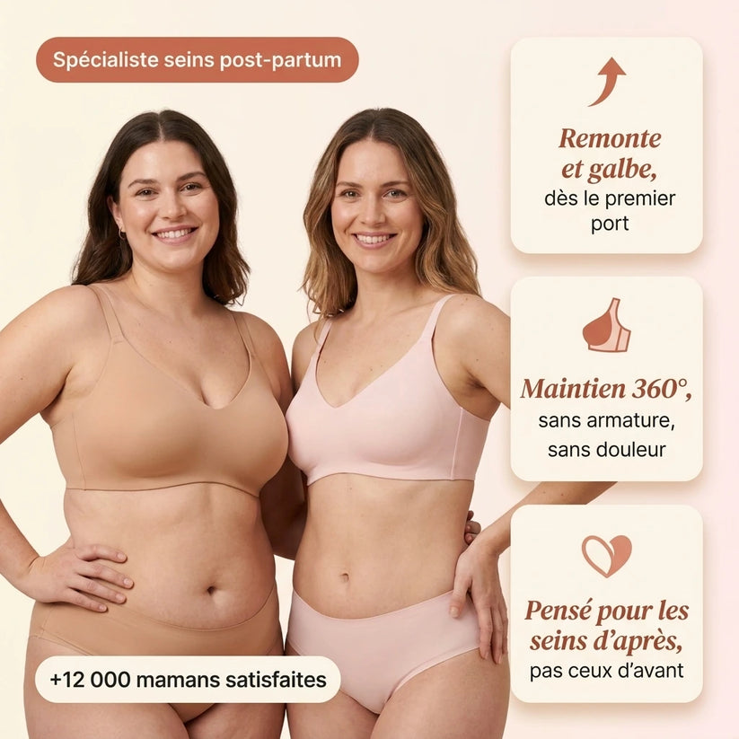 Soutien-gorge Sans Armatures Maintien Doux et Confortable
