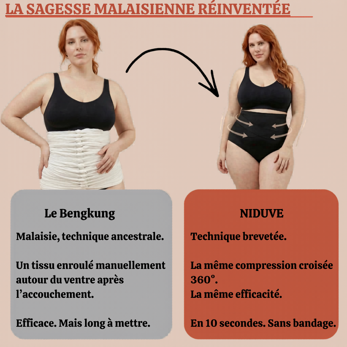 Culotte haute gainante spécial post partum